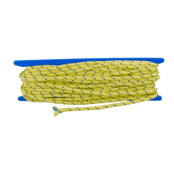 Abspannleinen 20 m x 6 mm neongelb