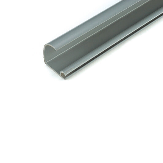 Vorzeltregenrinne 260 cm Kunststoff, grau