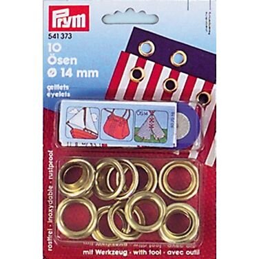 PRYM Ösen mit Scheiben 14 mm