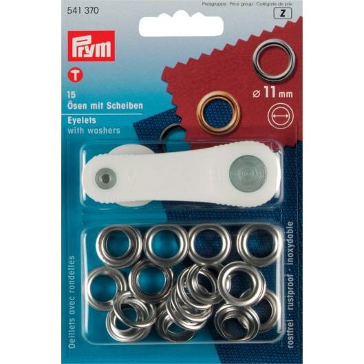 PRYM Ösen mit Scheiben 11 mm