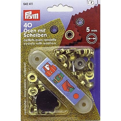 PRYM Ösen mit Scheiben 5 mm