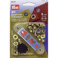 PRYM Ösen mit Scheiben 5 mm