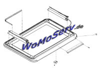 Grundrahmen ohne Anbauteile grau für Heki 1