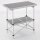 Alu Falttisch 72 x 40 x 82 cm