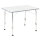 Campingtisch Stabilic 2 hellgrau 100 x 68 x 57-74 cm