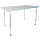 Campingtisch Stabilic 3 hellgrau 115 x 70 x 57-74 cm