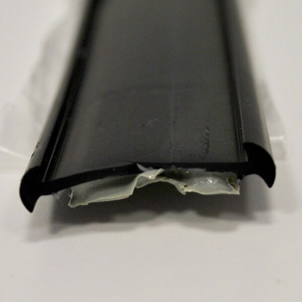 Gummiunterlage 35 mm, schwarz - für Profilschiene Knaus